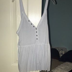 AE babydoll tank in light blue